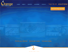 Tablet Screenshot of orangemarketing.ca